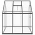 Greenhouse with Base Frame Anthracite 169x169x195 cm Aluminium