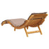 Sun Loungers with Cushions 2 pcs Taupe Solid Wood Acacia