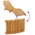 Sun Loungers with Cushions 2 pcs Taupe Solid Wood Acacia