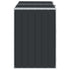 Wheelie Bin Storage for Double Bins Anthracite 144x81x113 cm Steel