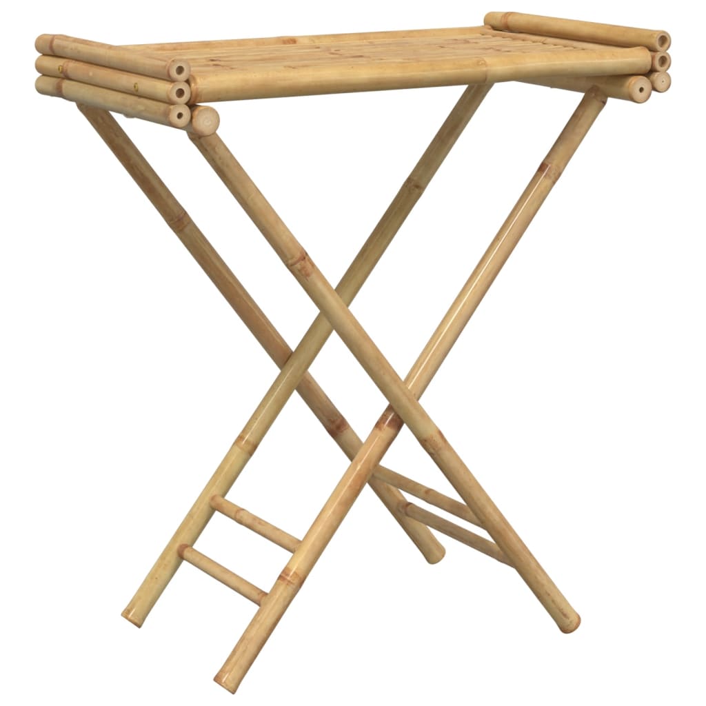 Folding Tray Table 70.5x42.5x80 cm Bamboo