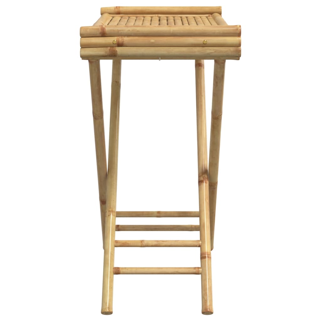 Folding Tray Table 70.5x42.5x80 cm Bamboo