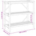 3-Layer Shelf 100x40x90 cm Bamboo