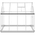 Greenhouse with Base Frame Silver 224x169x202 cm Aluminium