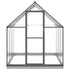 Greenhouse with Base Frame Anthracite 224x169x202 cm Aluminium