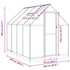 Greenhouse with Base Frame Anthracite 224x169x202 cm Aluminium