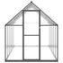 Greenhouse with Base Frame Anthracite 334x169x195 cm Aluminium