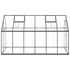 Greenhouse with Base Frame Anthracite 334x169x195 cm Aluminium