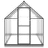 Greenhouse with Base Frame Anthracite 334x169x202 cm Aluminium