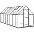 Greenhouse with Base Frame Anthracite 445x169x195 cm Aluminium