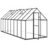 Greenhouse with Base Frame Anthracite 445x169x195 cm Aluminium