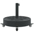 Parasol Base with Wheels for Ø38 / 48 mm Poles 27 kg Round