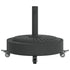 Parasol Base with Wheels for Ø38 / 48 mm Poles 27 kg Round