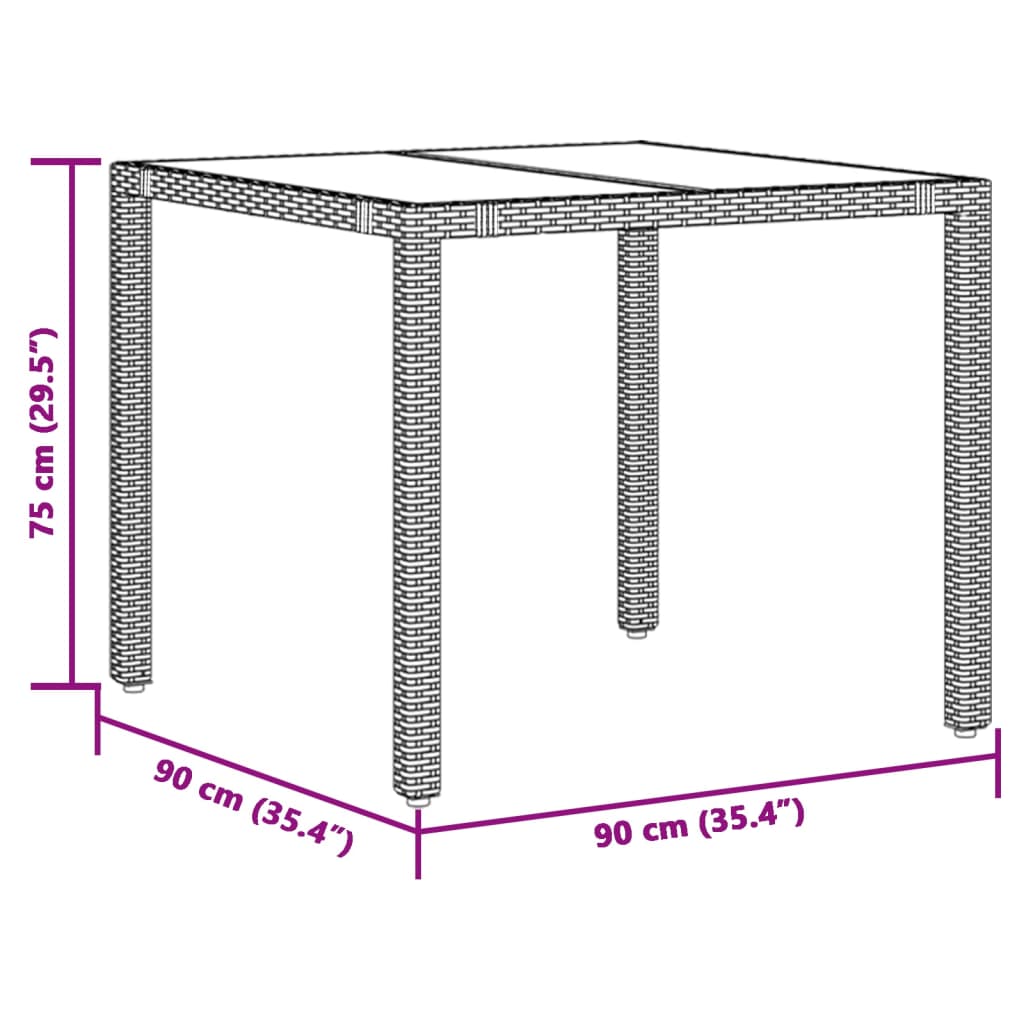 5 Piece Garden Bistro Set with Cushions Grey Poly Rattan