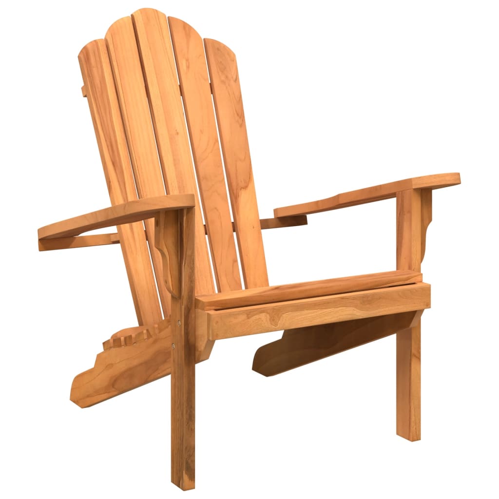 Garden Adirondack Chair 77x78x95 cm Solid Wood Teak