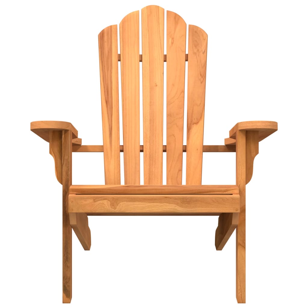 Garden Adirondack Chair 77x78x95 cm Solid Wood Teak