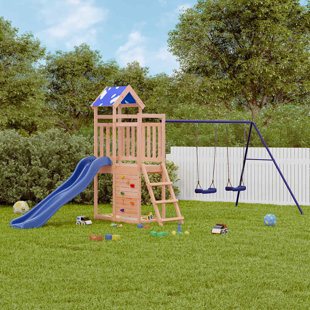 Outdoor Playset Solid Wood Douglas