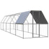 Chicken Cage 2x10x2 m Galvanised Steel