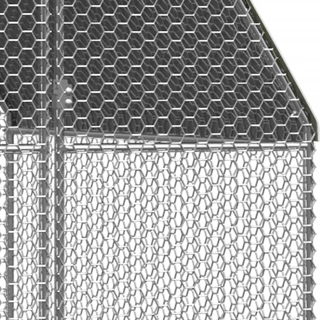 Chicken Cage 3x6x2 m Galvanised Steel