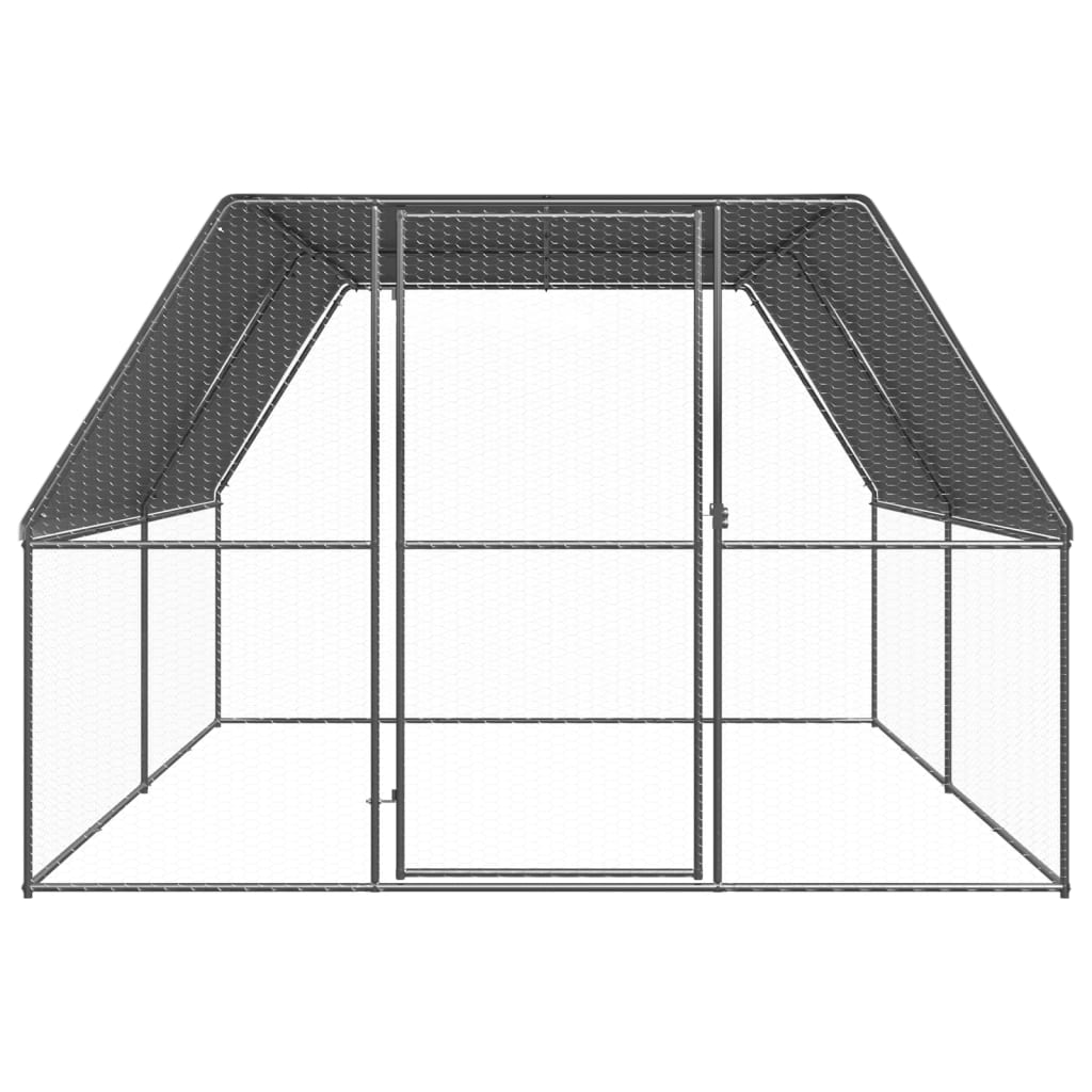 Chicken Cage 3x4x2 m Galvanised Steel