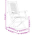 Folding Garden Chairs 4 pcs 53x66x99 cm Bamboo