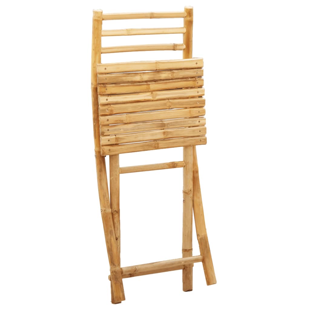 Folding Garden Chairs 4 pcs 43x54x88 cm Bamboo