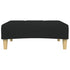 Footstool Black 77x55x31 cm Fabric