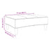 Footstool Black 77x55x31 cm Fabric