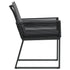 Garden Chairs with Cushions 2 pcs Black Poly Rattan