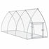 Rabbit Hutch Silver 300x105x120 cm Galvanised Steel