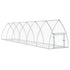 Rabbit Hutch Silver 600x105x120 cm Galvanised Steel