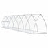 Rabbit Hutch Silver 600x105x120 cm Galvanised Steel