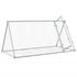 Rabbit Hutch Silver 200x105x91 cm Galvanised Steel