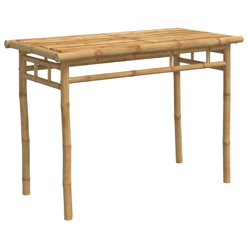 Garden Dining Table 110x55x75 cm Bamboo