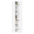 Highboard White 30x42.5x185 cm Engineered Wood