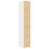 Highboard White 30x42.5x185 cm Engineered Wood