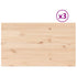 Table Tops 3 pcs 80x47x1.7 cm Rectangular Solid Wood Pine