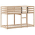 Bunk Bed without Mattress 92x187 cm Single Solid Wood Pine