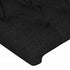 Bed Frame without Mattress Black 137x187 cm Double Fabric