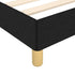 Bed Frame without Mattress Black 137x187 cm Double Fabric