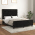 Bed Frame without Mattress Black 137x187 cm Double Velvet