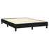 Box Spring Bed with Mattress Black 137x187 cm Double Size Fabric