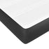 Box Spring Bed with Mattress Black 137x187 cm Double Size Fabric