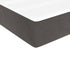 Box Spring Bed with Mattress Dark Grey 137x187 cm Double Size Velvet