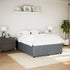 Bed Frame without Mattress Dark Grey Double Velvet