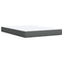 Box Spring Bed with Mattress Dark Grey Double Size Fabric