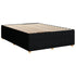 Box Spring Bed with Mattress Dark Grey Double Fabric