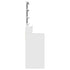 Dressing Table with LED White 80x41x144.5 cm