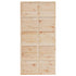 Barn Door 100x208 cm Solid Wood Pine
