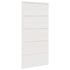 Barn Door White 100x208 cm Solid Wood Pine